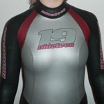 Closeup, Nineteen Tsunami wetsuit