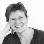 Sort-hvid billede af psykolog Ellen Garne