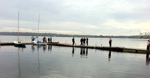 Esrum Open Water 2011: Startområdet i Nødebo